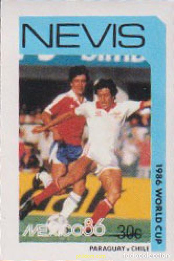 Sellos: 619440 MNH NEVIS 1986 COPA DEL MUNDO DE FUTBOL. MEXICO-86