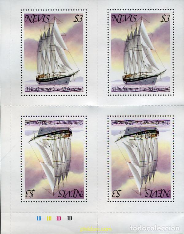 Sellos: 347335 MNH NEVIS 1980 PESCA Y VELA