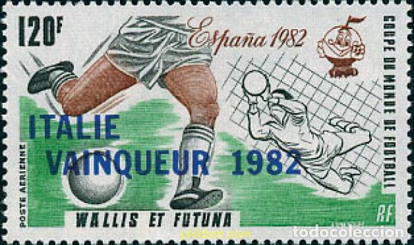 Sellos: 45855 MNH WALLIS Y FUTUNA 1982 COPA DEL MUNDO DE FUTBOL. ESPA&Ntilde;A-82