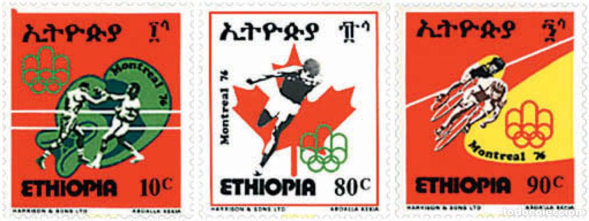 Sellos: 53265 MNH ETIOPIA 1976 21 JUEGOS OLIMPICOS VERANO MONTREAL 1976
