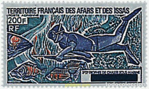 Briefmarken: 32151 MNH AFARS E ISSAS 1974 3 TROFEO DE PESCA SUBMARINA