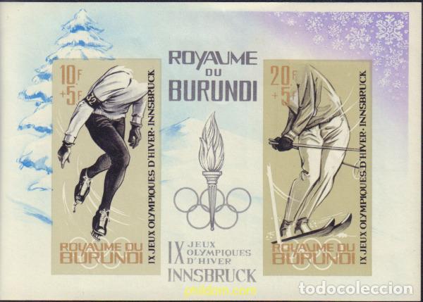 Sellos: 16025 MNH BURUNDI 1964 9 JUEGOS OLIMPICOS DE INVIERNO. INNSBRUCK 1964