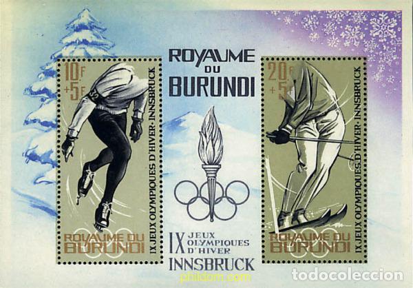 Sellos: 297529 HINGED BURUNDI 1964 9 JUEGOS OLIMPICOS DE INVIERNO. INNSBRUCK 1964
