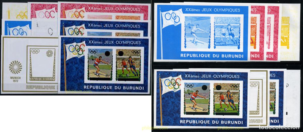 Sellos: 202653 MNH BURUNDI 1972 20 JUEGOS OLIMPICOS VERANO MUNICH 1972