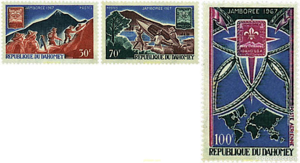 Sellos: 48894 MNH DAHOMEY 1967 12 JAMBOREE MUNDIAL EN IDAHO