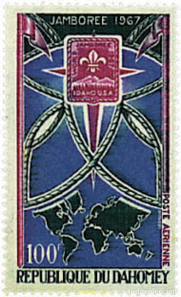 Sellos: 344022 MNH DAHOMEY 1967 12 JAMBOREE MUNDIAL EN IDAHO