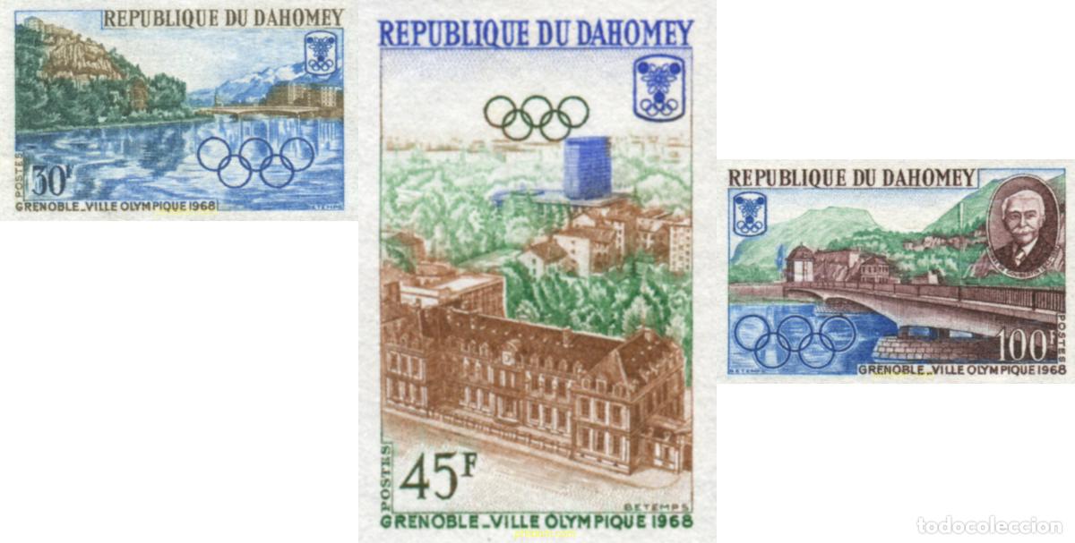 Sellos: 16075 MNH DAHOMEY 1967 10 JUEGOS OLIMPICOS INVIERNO GRENOBLE 1968
