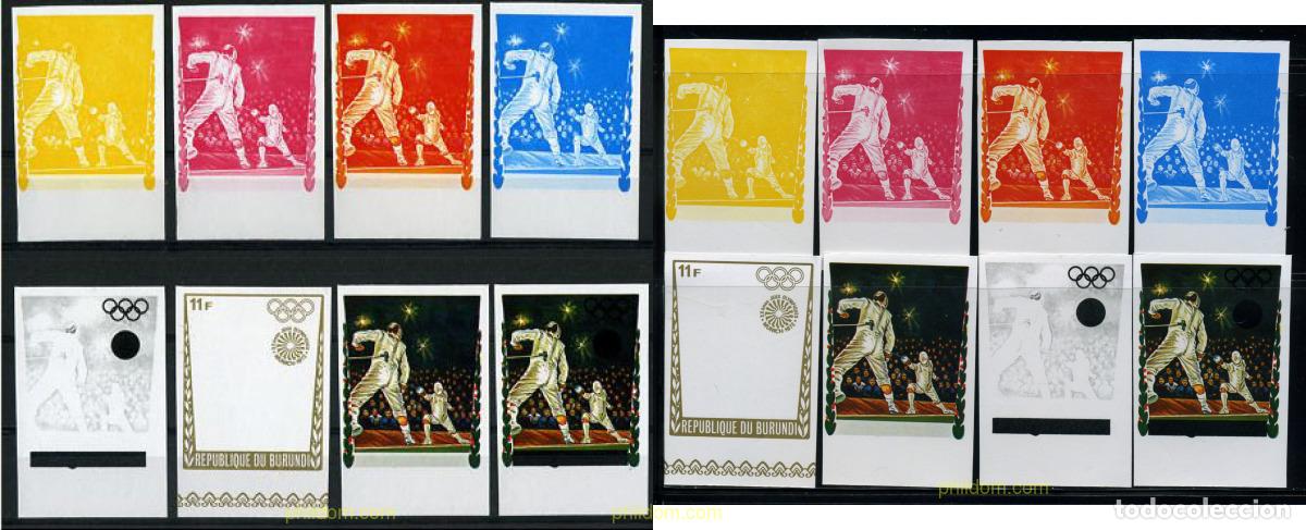 Sellos: 204383 MNH BURUNDI 1972 20 JUEGOS OLIMPICOS VERANO MUNICH 1972