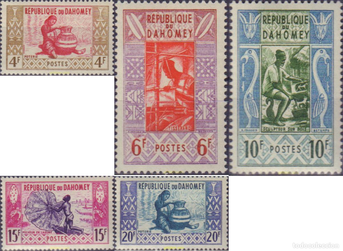 Sellos: 625532 MNH DAHOMEY 1961 PESCA