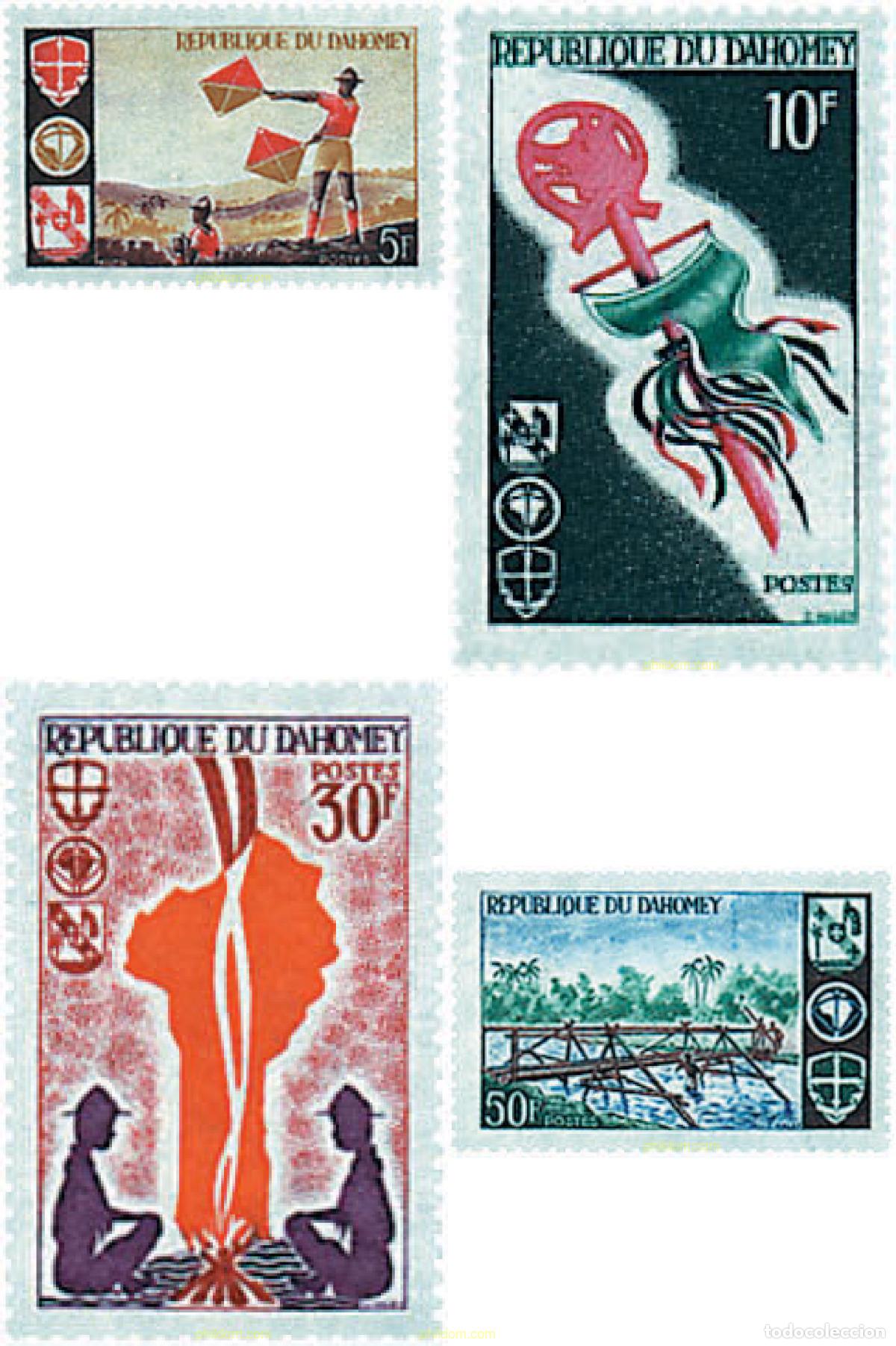 Sellos: 38827 MNH DAHOMEY 1966 ESCULTISMO