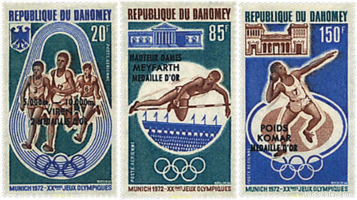 Francobolli: 27462 MNH DAHOMEY 1972 20 JUEGOS OLIMPICOS VERANO MUNICH 1972