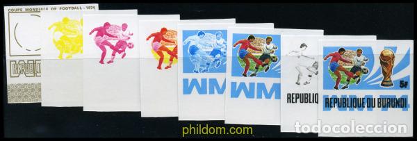 Francobolli: 204489 MNH BURUNDI 1974 COPA DEL MUNDO DE FUTBOL. ALEMANIA-74