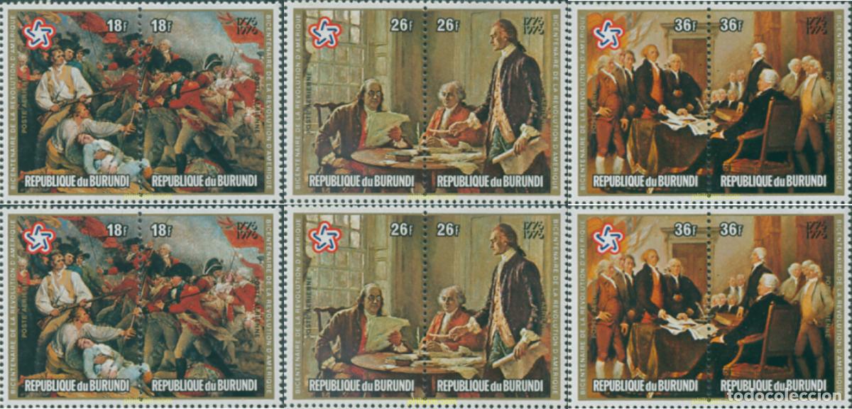 Francobolli: 5195 MNH BURUNDI 1976 BICENTENARIO DE LOS ESTADOS UNIDOS