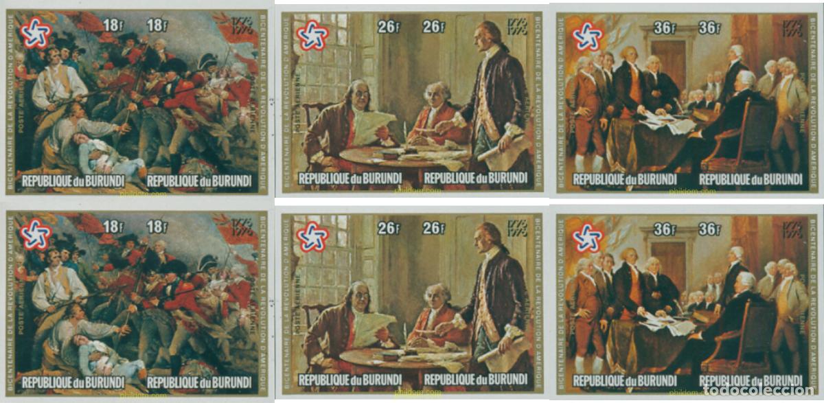 Francobolli: 14831 MNH BURUNDI 1976 BICENTENARIO DE LOS ESTADOS UNIDOS