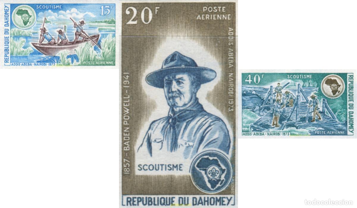 Sellos: 18859 MNH DAHOMEY 1973 CONGRESO INTERNACIONAL DE ESCULTISMO