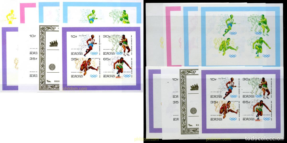 Sellos: 202578 MNH BURUNDI 1984 23 JUEGOS OLIMPICOS VERANO LOS ANGELES 1984