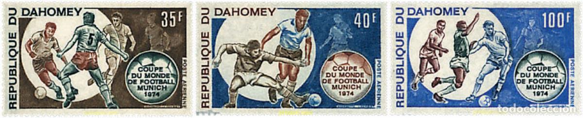 Sellos: 27463 MNH DAHOMEY 1973 COPA DEL MUNDO DE FUTBOL. ALEMANIA-74