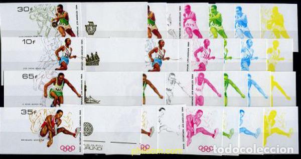 Sellos: 202476 MNH BURUNDI 1984 23 JUEGOS OLIMPICOS VERANO LOS ANGELES 1984