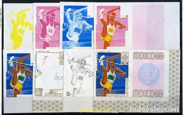 Sellos: 204268 MNH BURUNDI 1968 19 JUEGOS OLIMPICOS VERANO MEXICO 1968
