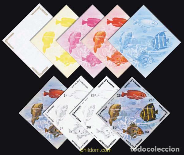 Sellos: 204457 MNH BURUNDI 1974 PECES