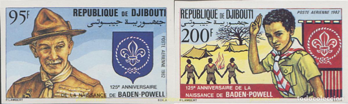 Sellos: 19737 MNH DJIBOUTI 1982 125 ANIVERSARIO DE LORD BADEN-POWELL