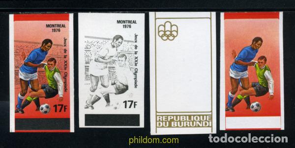 Sellos: 202332 MNH BURUNDI 1976 21 JUEGOS OLIMPICOS VERANO MONTREAL 1976