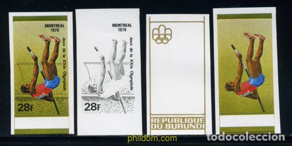Sellos: 202334 MNH BURUNDI 1976 21 JUEGOS OLIMPICOS VERANO MONTREAL 1976