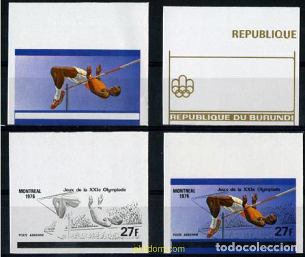 Sellos: 204520 MNH BURUNDI 1976 21 JUEGOS OLIMPICOS VERANO MONTREAL 1976
