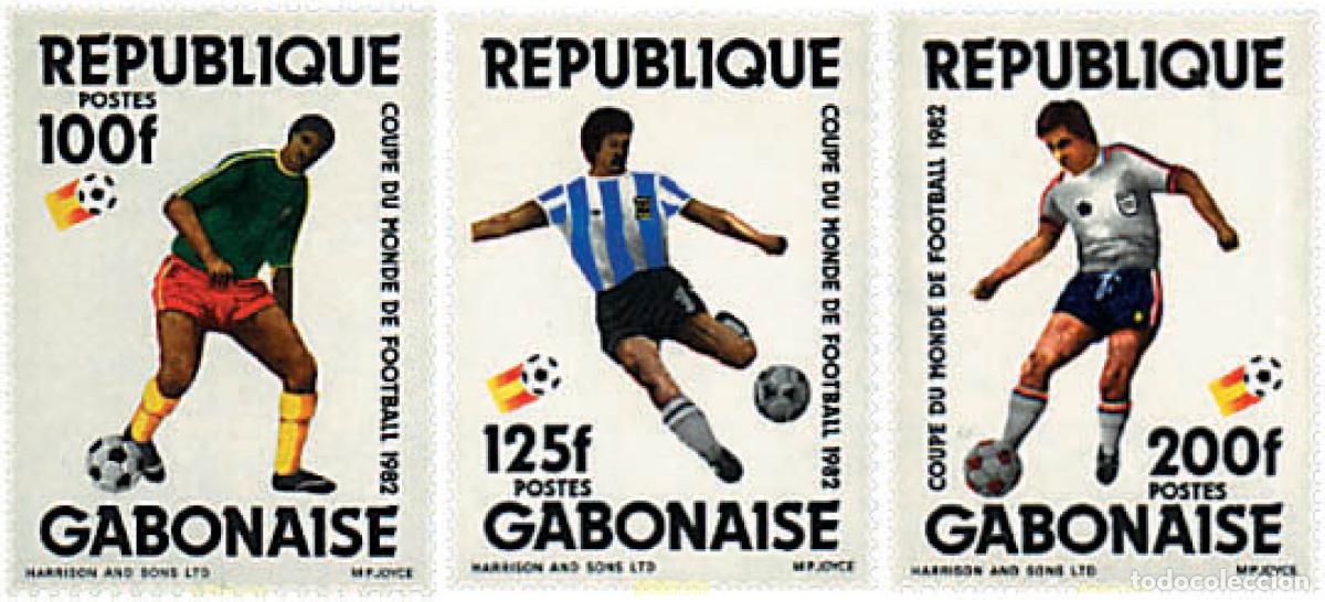 Selos: 72957 MNH GABON 1982 COPA DEL MUNDO DE FUTBOL. ESPA&Ntilde;A-82