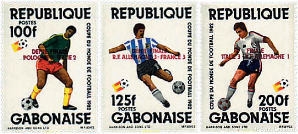 Francobolli: 72956 MNH GABON 1982 COPA DEL MUNDO DE FUTBOL. ESPA&Ntilde;A-82