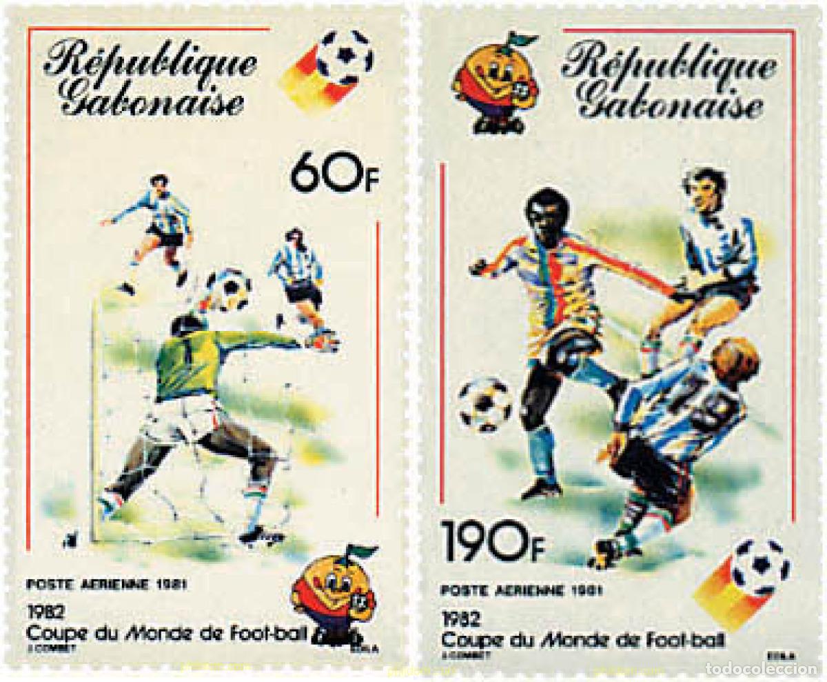 Francobolli: 72953 MNH GABON 1981 COPA DEL MUNDO DE FUTBOL. ESPA&Ntilde;A-82