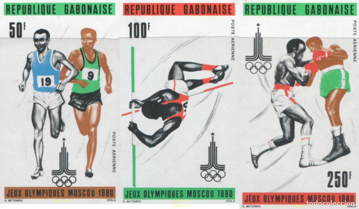 Briefmarken: 151434 MNH GABON 1980 22 JUEGOS OLIMPICOS VERANO MOSCU 1980
