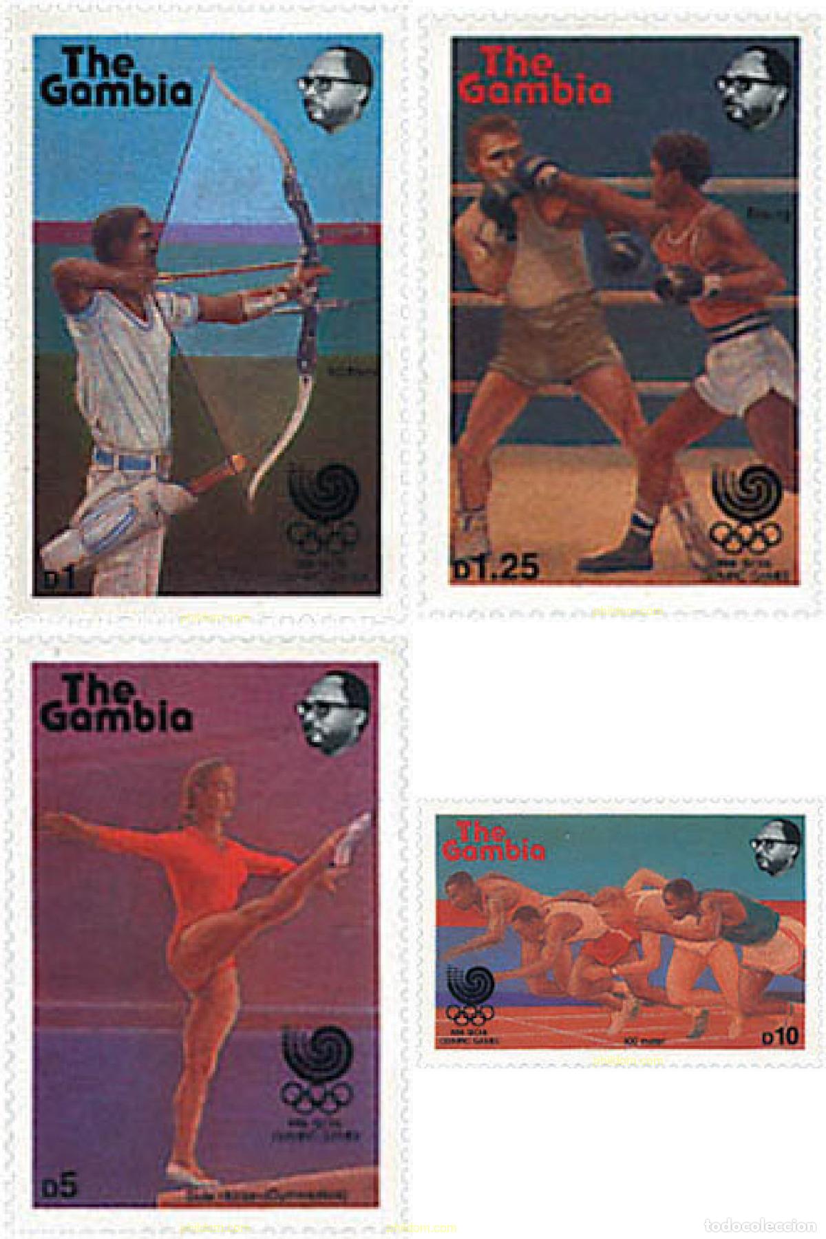 Sellos: 27500 MNH GAMBIA 1988 24 JUEGOS OLIMPICOS VERANO SEUL 1988