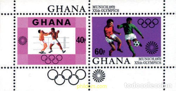 Sellos: 34114 MNH GHANA 1972 20 JUEGOS OLIMPICOS VERANO MUNICH 1972
