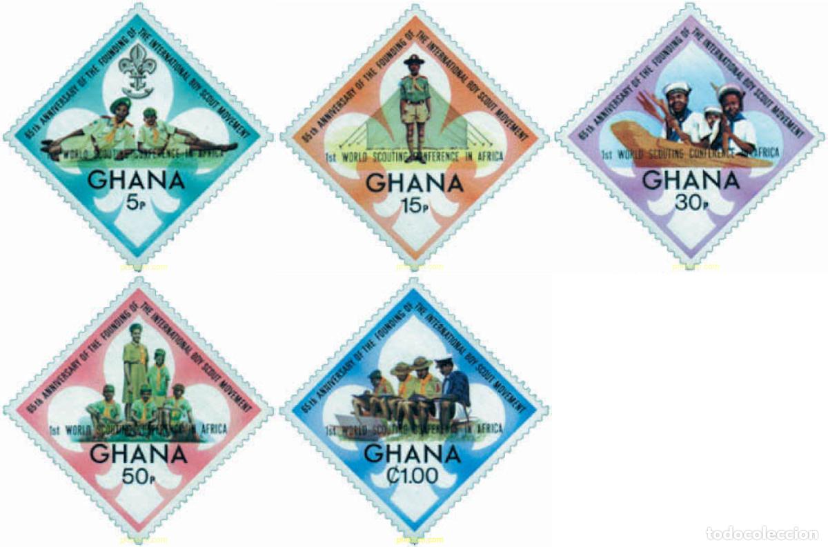 Sellos: 41475 MNH GHANA 1973 PRIMERA CONFERENCIA INTERNACIONAL EN AFRICA