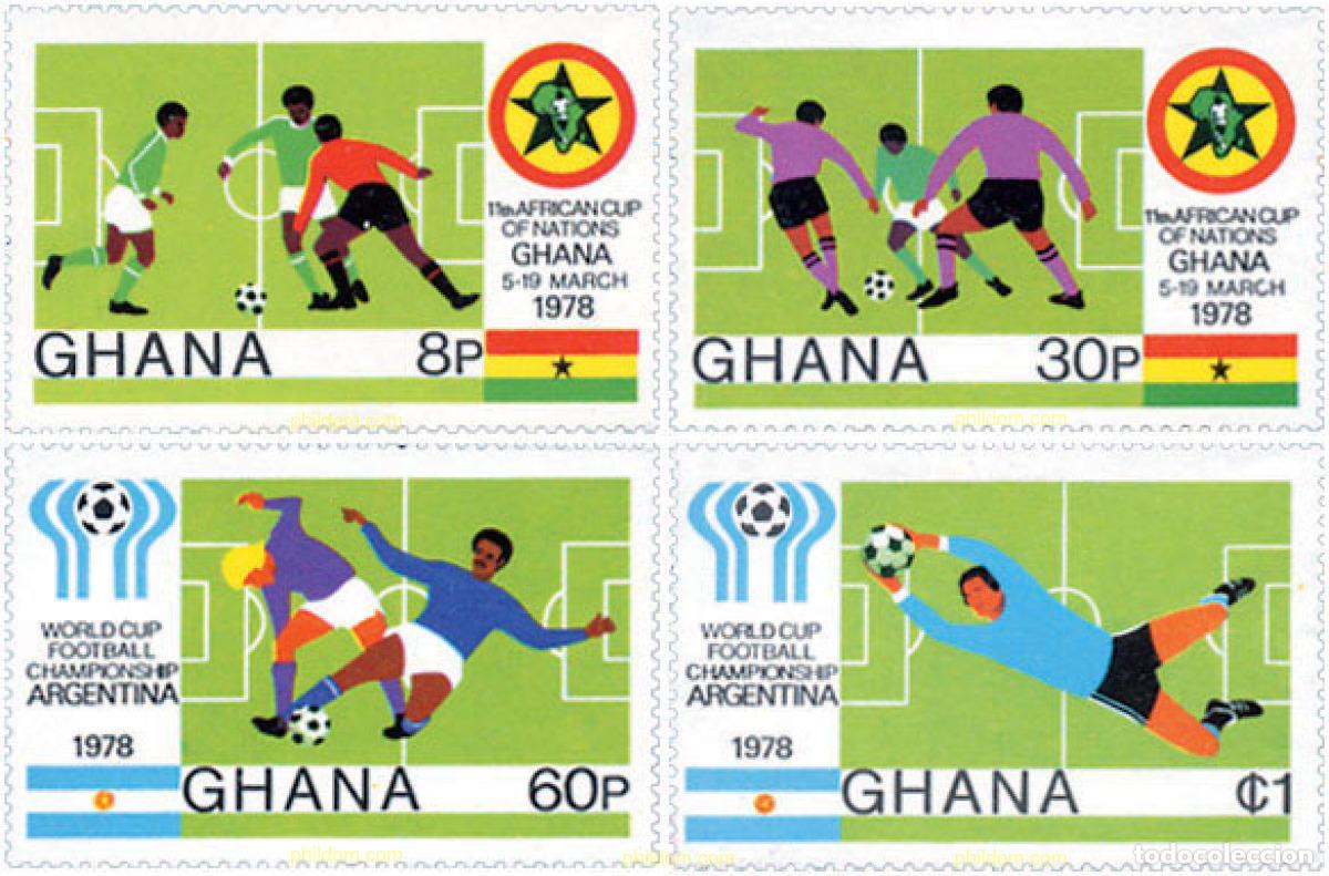 Sellos: 27503 MNH GHANA 1978 COPA DEL MUNDO DE FUTBOL. ARGENTINA-78