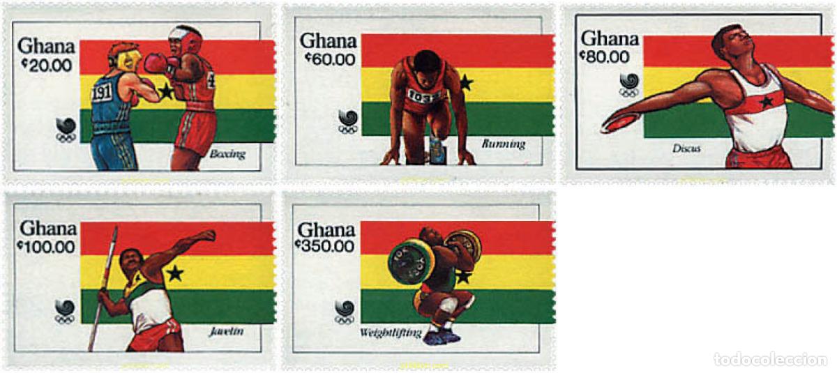 Sellos: 27507 MNH GHANA 1988 24 JUEGOS OLIMPICOS VERANO SEUL 1988
