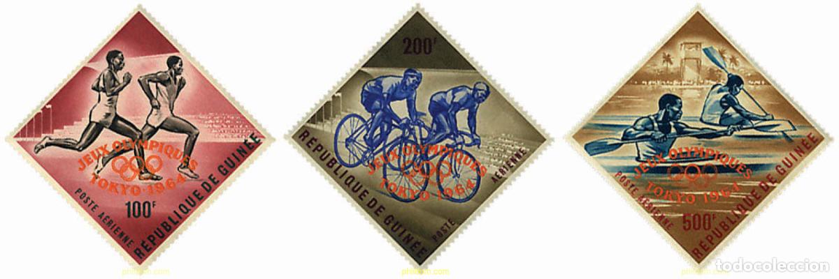 Sellos: 68051 MNH GUINEA 1964 18 JUEGOS OLIMPICOS VERANO TOKIO 1964