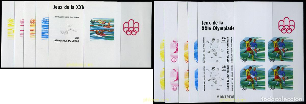 Selos: 214616 MNH GUINEA 1976 21 JUEGOS OLIMPICOS VERANO MONTREAL 1976