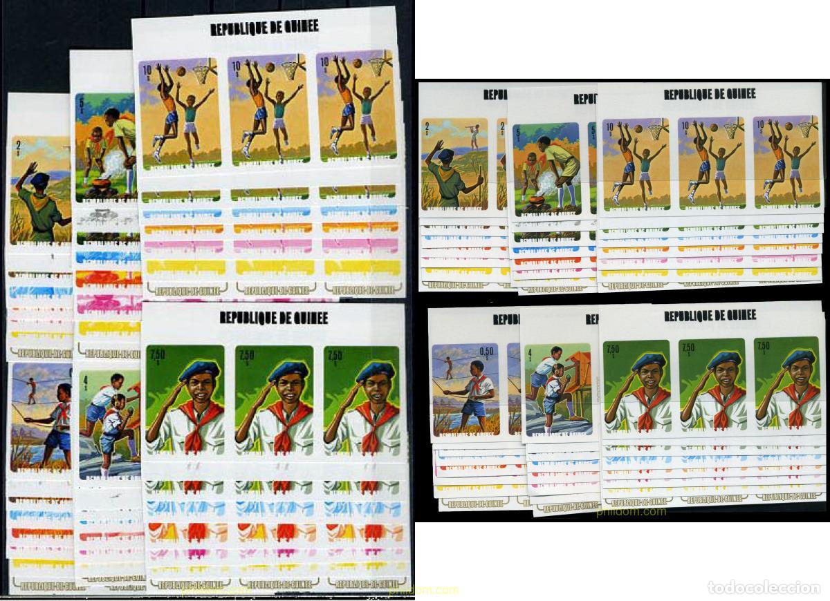 Sellos: 214609 MNH GUINEA 1974 ESCULTISMO