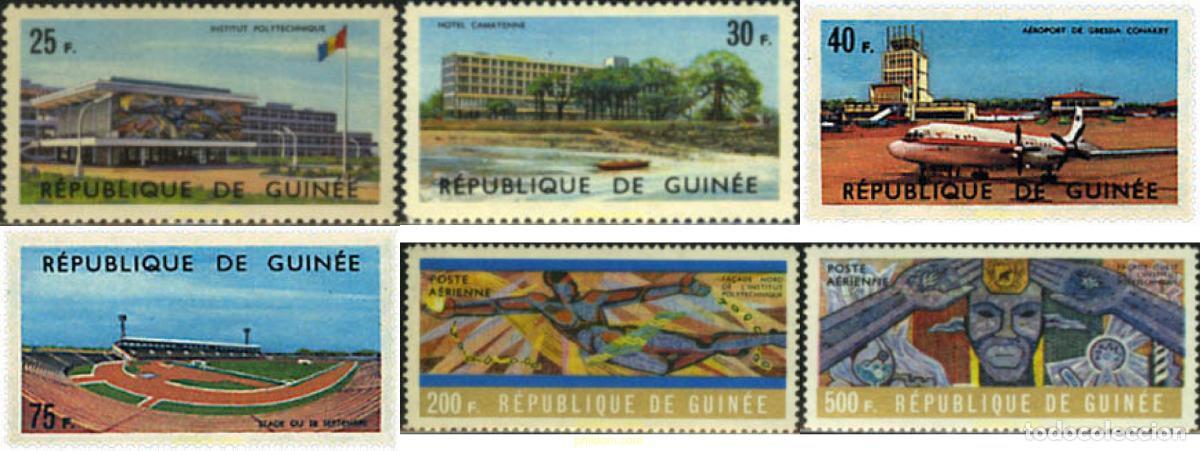 Sellos: 71669 MNH GUINEA 1965 7 ANIVERSARIO DE LA INDEPENDENCIA