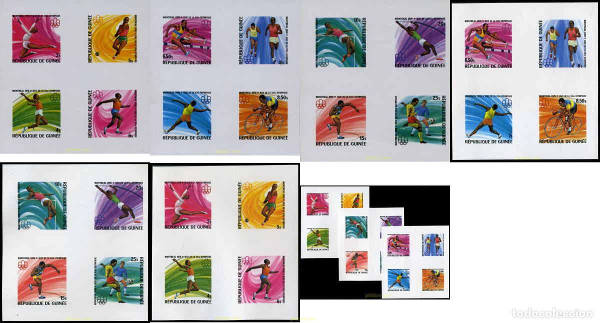 Sellos: 214615 MNH GUINEA 1976 21 JUEGOS OLIMPICOS VERANO MONTREAL 1976