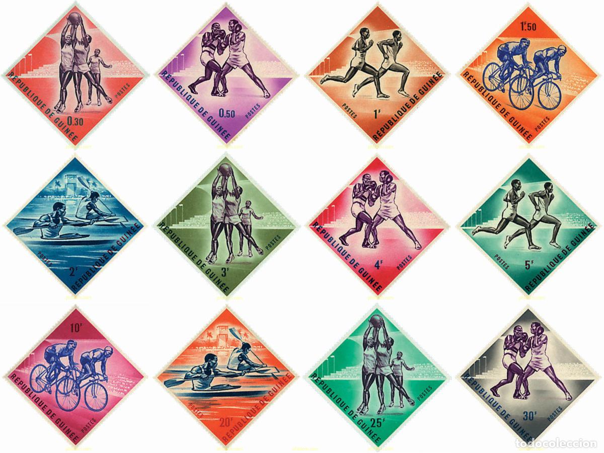 Sellos: 323051 MNH GUINEA 1963 DEPORTES