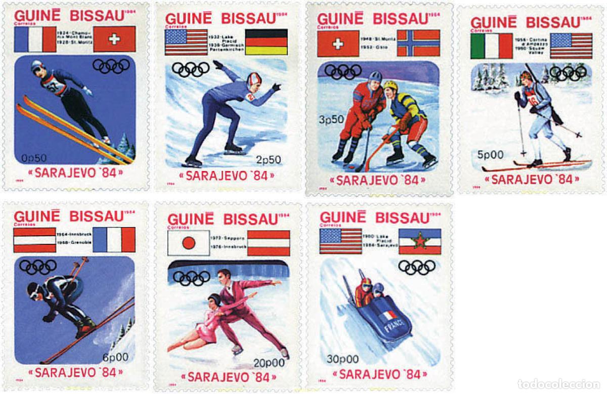 Sellos: 71020 MNH GUINEA BISSAU 1984 14 JUEGOS OLIMPICOS INVIERNO SARAJEVO 1984