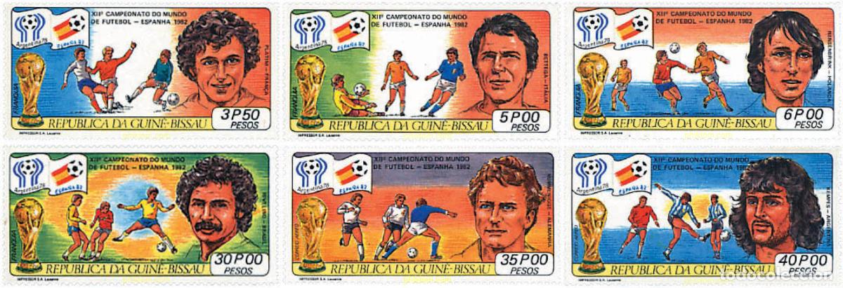 Briefmarken: 79399 MNH GUINEA BISSAU 1981 COPA DEL MUNDO DE FUTBOL. ESPA&Ntilde;A-82
