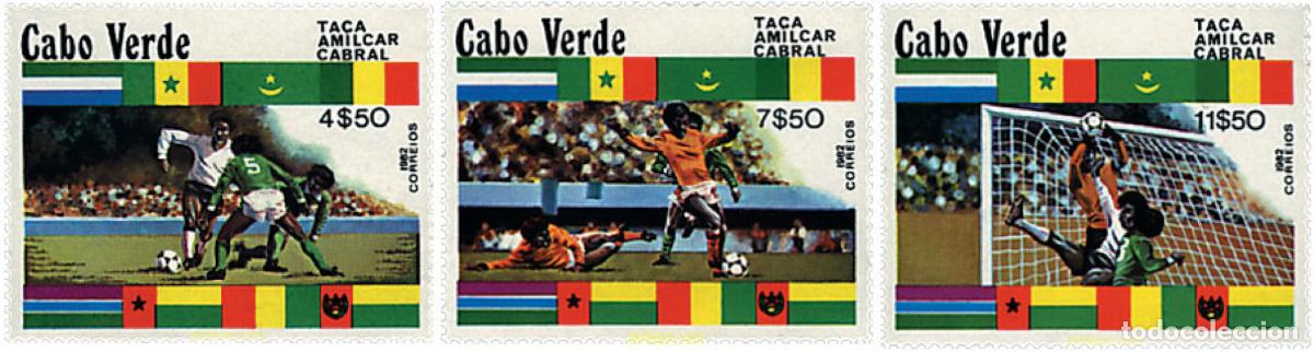 Sellos: 27537 MNH CABO VERDE 1982 COPA DE FUTBOL &rdquo;AMILCAR CABRAL&rdquo;