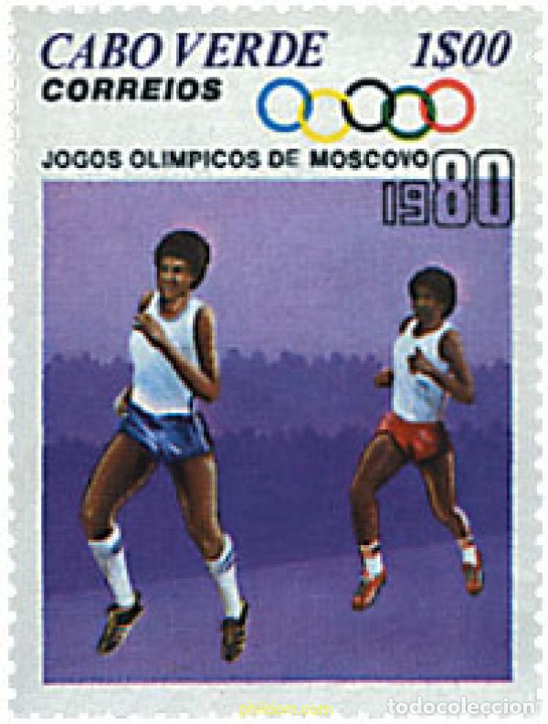 Sellos: 634067 MNH CABO VERDE 1980 22 JUEGOS OLIMPICOS VERANO MOSCU 1980