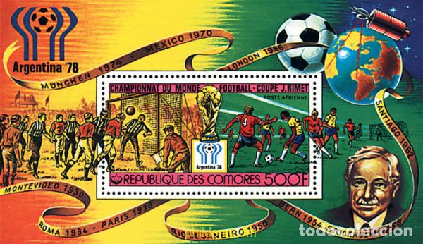 Sellos: 73059 MNH COMORES 1978 COPA DEL MUNDO DE FUTBOL. ARGENTINA-78