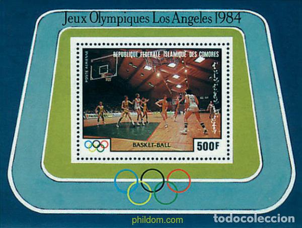 Sellos: 73103 MNH COMORES 1984 23 JUEGOS OLIMPICOS VERANO LOS ANGELES 1984
