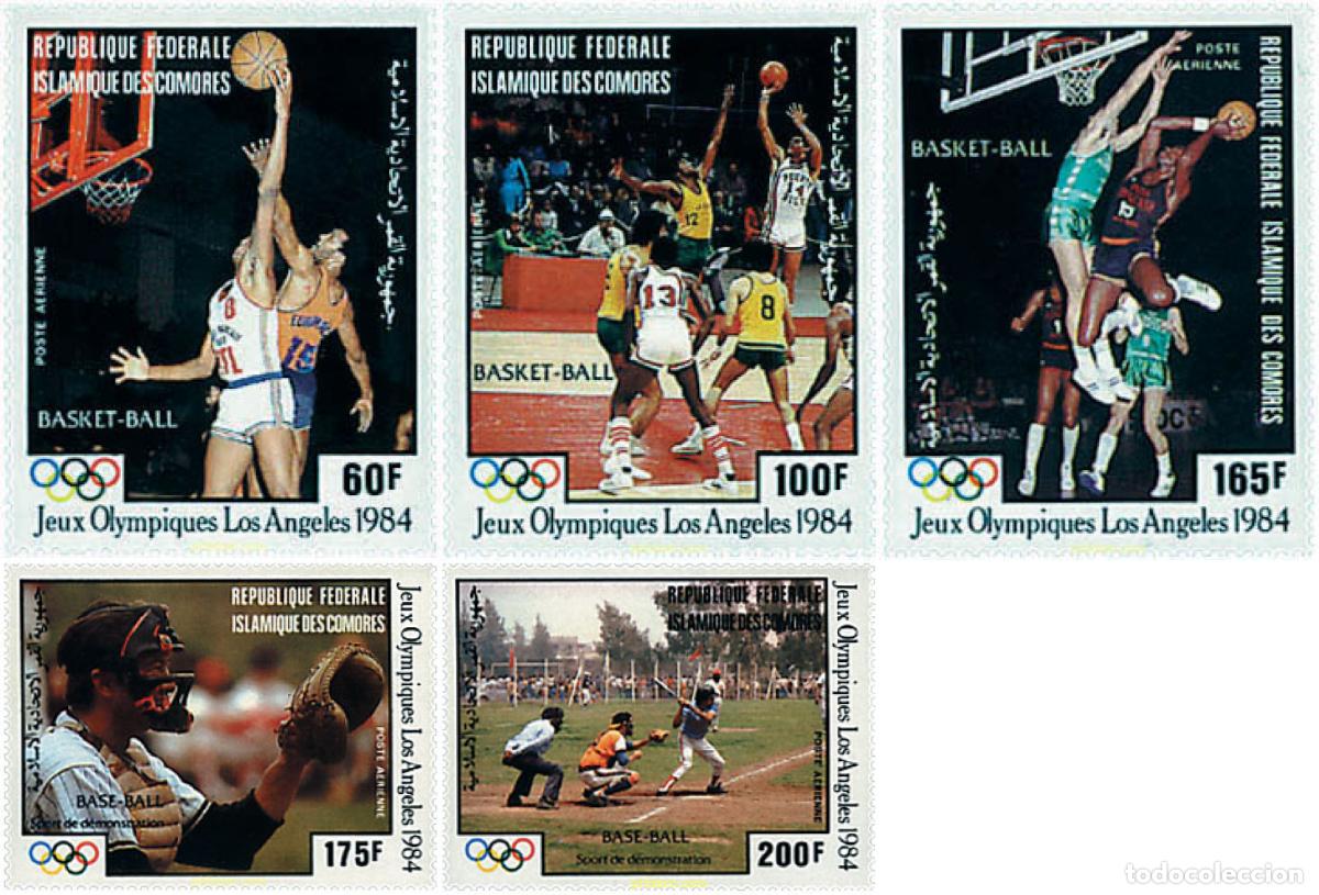 Sellos: 73105 MNH COMORES 1984 23 JUEGOS OLIMPICOS VERANO LOS ANGELES 1984